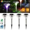12Packs Solar Garden Lights Outdoor IP44 Waterproof Solar Pathway Lights Color Changing Landscape Lamps 10Hrs Lawn Lighting for Yard Driveway Walkway