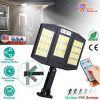 Solar Wall Light Outdoor 72 LED Beads PIR Motion Sensor Remote Control Wireless Lamps IP45 Waterproof Lighting for Garage Front Door Garden Pathway
