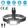 Rechargeable Motion Sensor Headlamp 9 Light Modes Hand Wave Headlight Phone Charging Torch Flashlight for Fishing Running Camping Hiking