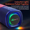 Cyboris S18 2 in 1 Magnetic Split Bluetooth Speaker, Color Blocking Waterproof Dual Splittable Portable Wireless Speaker 20W Loud Stereo Sound