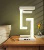 Creative Smartphone Wireless Charging Suspension Table Lamp Balance Lamp Floating For Home Bedroom - White classic