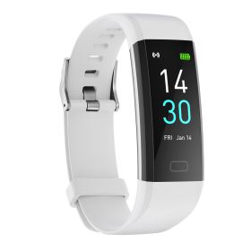 S5 Fitness Tracker Smart Watch Sports Watch Bracelet blood pressure fitness heart rate meter step temperature waterproof sports bracelet - white