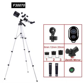 Professional Astronomical Telescope 150 Times Zoom HD High-Power Portable Tripod Night Vision Deep Space Star View Moon Universe - F300704