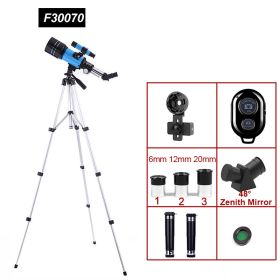 Professional Astronomical Telescope 150 Times Zoom HD High-Power Portable Tripod Night Vision Deep Space Star View Moon Universe - F300703