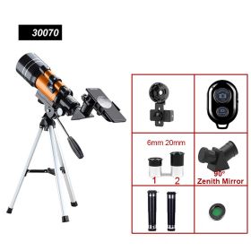 Professional Astronomical Telescope 150 Times Zoom HD High-Power Portable Tripod Night Vision Deep Space Star View Moon Universe - 300702