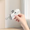 PowerKey – Keychain 2 in 1 Power Bank With Dual Charging Cord - White