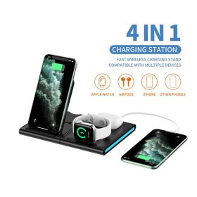 Magnetic Power Tiles 4 In 1 Wireless Charging Station - White