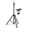 5 Core Speaker Stand Tripod Floor Heavy Duty Adjustable Up to 72 Inch DJ Studio Monitor Stands Pole Mount - SS HD BLK WOB - SS HD 1PK BLK WOB