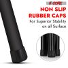 5 Core Speaker Stand Tripod Floor Heavy Duty Adjustable Up to 72 Inch DJ Studio Monitor Stands Pole Mount - SS HD BLK WOB - SS HD 1PK BLK WOB