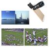 Telephoto PRO Clear Image Lens Zooms 8 times closer! For all Smart Phones & Tablets with Camera - Black/Red