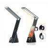 Led Table Lamp 15w Wireless Charger Compatible For Iwatch Airpods Fast Charging Station Multi-functional Clock Charge Dock Stand - 1pc