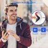 Wireless Headsets V4.1 Sport In-Ear Stereo Headphones Sweat-proof Noise Canceling Earphones Back-Headphone - Red