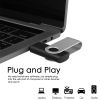5 Packs Mix Color USB 2.0 Swivel USB Flash Drives Metal Thumb Drive Memory Stick Jump Drive With Lanyard For Storage And Backup - 4GB
