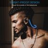 Wireless Sports Headsets Wireless V4.1 Neckband Earphones HD Stereo Sweat-proof Headphones Earbuds - Blue