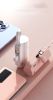 PowerKey – Keychain 2 in 1 Power Bank With Dual Charging Cord - Pink