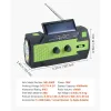 VEVOR Emergency Weather Radio, 4000mAh Battery, FM/AM/WB/NOAA Alert Solar Hand Crank Emergency Radio, with USB Charging Cable
