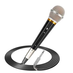 Handheld Dynamic Microphone Wired XLR Microphone with On/Off Switch 13ft Detachable XLR Cable Professional Studio & Live Performance Cardioid Mic for (Optiopn: 79062WH68)