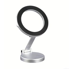 Mobile Phone Holder, Adjustable Magnetic Car Phone Holders (Option: Silver)