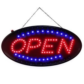 Ultra Bright LED Neon Open Sign Flash/Normal Lighting Store Business Sign Animated Motion (Optiopn: NeonOpenSignLight)