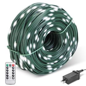 330FT 1000LED String Lights Outdoor Christmas Decoration Lights with Remote IP44 Waterproof 8 Lighting Modes 8 Brightness Timer Plug In Fairy Light Xm (Optiopn: StringLightsWhite)