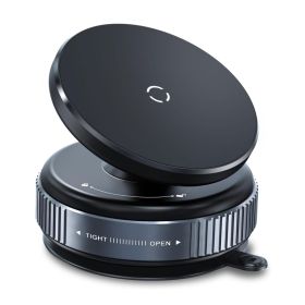Car Phone Holder, Upgraded 360Adjustable Vacuum Suction 20X  Magnets (Option: Black)