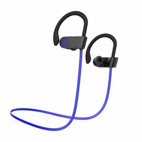 Manufacturers sell cross-border popular U8 ear hook sports stereo new u8 noise reduction 5.0 wireless Bluetooth headset (colour: blue)