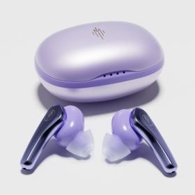 Tws wireless Bluetooth headset M9 in ear game low latency enc call noise reduction ultra long endurance portable (colour: Fluorescent violet)