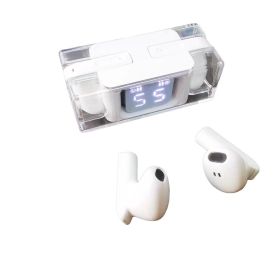 Cross border wireless Bluetooth headset Wireless in ear noise reduction private mode Extra long endurance E90 sports headset can be issued on beh (colour: E90 white)