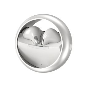 Wireless Headset For Music & Game; Noise Reduce Metal 360 Rotating Headset (Color: Silvery)