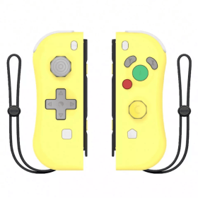Joy-Pad Controller For NS; L/R Switch Replacement; Wired/Wireless Remotes With Nfc And Wake-Up (Color: Yellow)