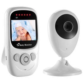 656FT Video Baby Monitor w/ Digital Camera Infrared Night Vision 2.4’’ LCD Two-way Talk Zoom Function 2.4GHz Wireless Transmission Temperature Monitor (Optiopn: BabyMonitorUS)
