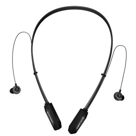 Wireless Neckband Headphones V4.2 Sweat-proof Sport Headsets Earbuds In-Ear Magnetic Neckbands Stereo Earphone Deep Bass Earphone w/Mic 15Hrs Work Run (Optiopn: SportEarbudBlack)